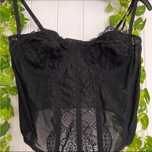 Black Lace Corset